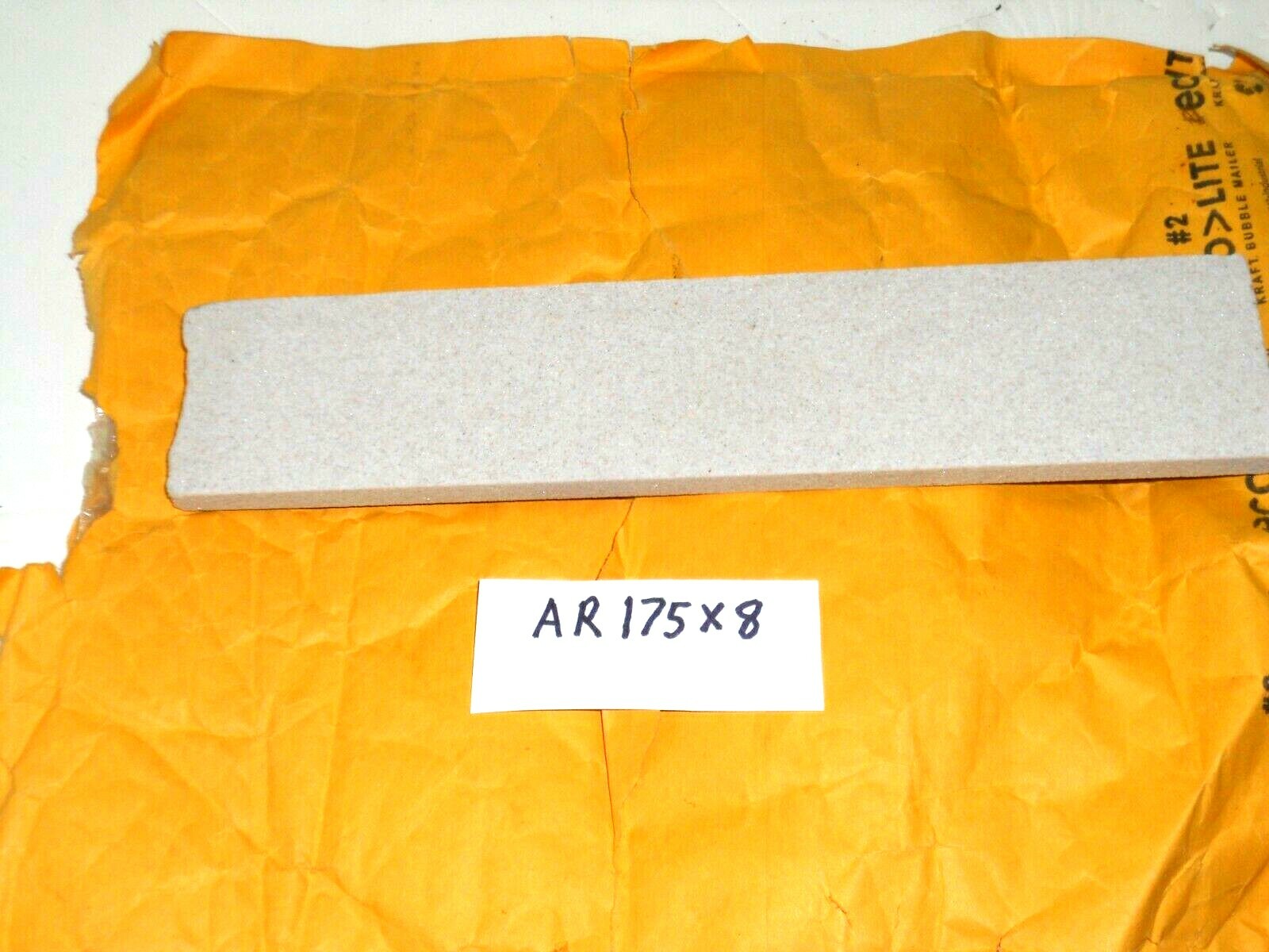 WHITE, Sharpening Stone, 5/16"thk. x 1-3/4"wd. x 8-1/4"L., A.O.120 (AR175x8)