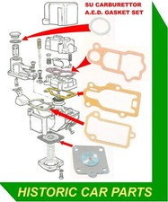 Auto Enrichment Device AED GASKET SET for SU Carbs on AUSTIN ROVER & JAGUAR CARS