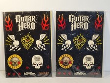 Lot of 2 GENUINE Guitar Hero Decals / Stickers Set BRAND NEW