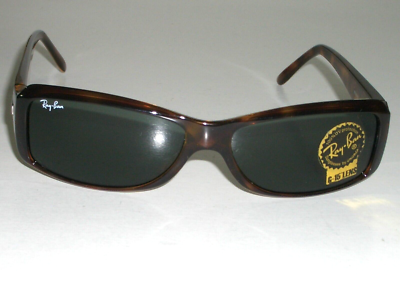 Ray-Ban RB4078 642 Sunglasses Tortoise Brown Wrap Gray Lens Made in Italy RAY BAN RB4078 642/57 SLEEK G15 CRYSTAL SLEEK SHINY TORTOISE  main image 3