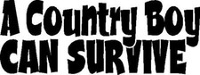 Hank Williams Jr Country Boy Can Survive Decal Vinyl Window Sticker Any Color Hank Williams Jr Country Boy Can Survive Decal Vinyl Window Sticker Any Color