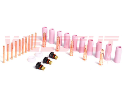 WIG Verschleißteile Set für WP17 WP18 WP26 mit Spannhülsengehäuse Nachbau 30 St.