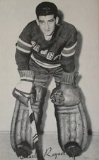 PRINT HOCKEY PICTURE NEW YORK RANGERS CHUCK RAYNER