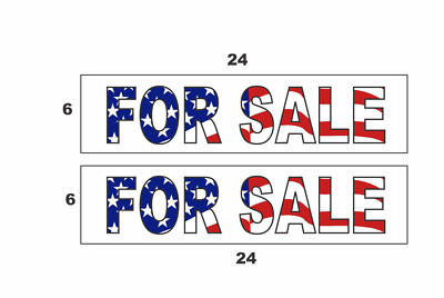 6x24 Come On In Blue & White Real Estate Rider Sign Buy 1 - Foto 7