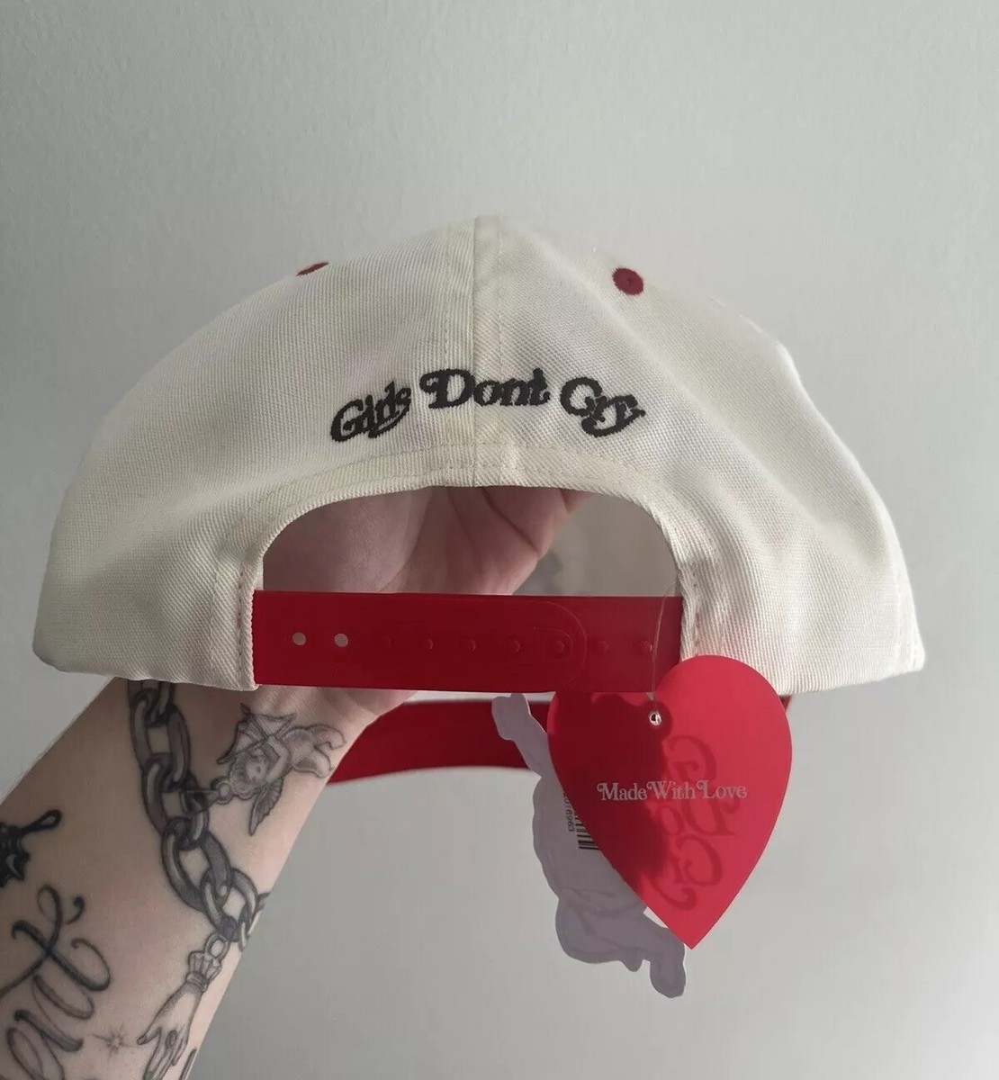 Cherry La Los Angeles X Girls Don't Cry Angel Red Logo Cap