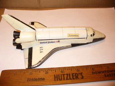 Vintage Coumbia ERTL Space Shuttle Die Cast 7'' Toy Nasa & Payload