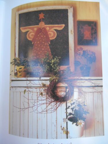 Window Quilts Primitive AMERICANA ANGEL Kit Pattern Book & Hand Dyed FABRIC - Picture 9 of 11