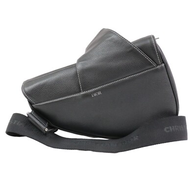 Christian Dior Homme Saddle Kaws Collaboration Shoulder Bag