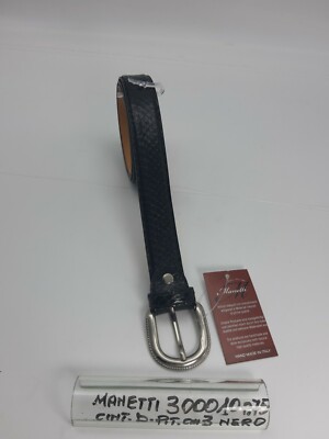 Damengürtel UX - Leder - Schwarz - Cod.300010 - Handgriffe
