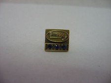 Rare Service Award Pin Tie Tack Jewelry: SUPERX 4 Blue Jewels 10K GF