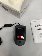 ZacVrate - 500DL Finger Pulse Oximeter, Black - Brand New Open box