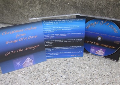 WINGS OF A DOVE Go to the Manger CD Christmas music 2003 northwest Ohio