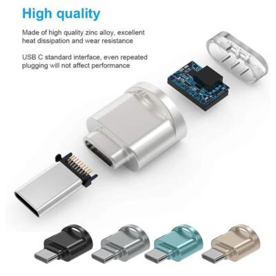 USB Type C Memory Card Reader OTG Fast Data Sync Adapter Hub  DE