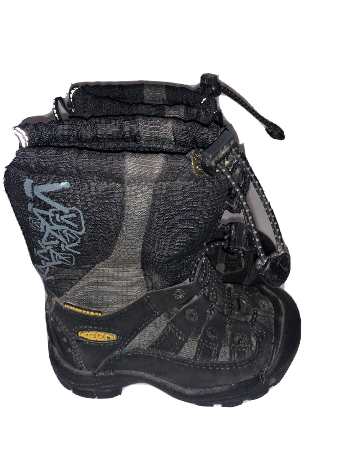 Stivali da neve Keen impermeabili isolati sport invernali bambino taglia 8 neri 200 grammi