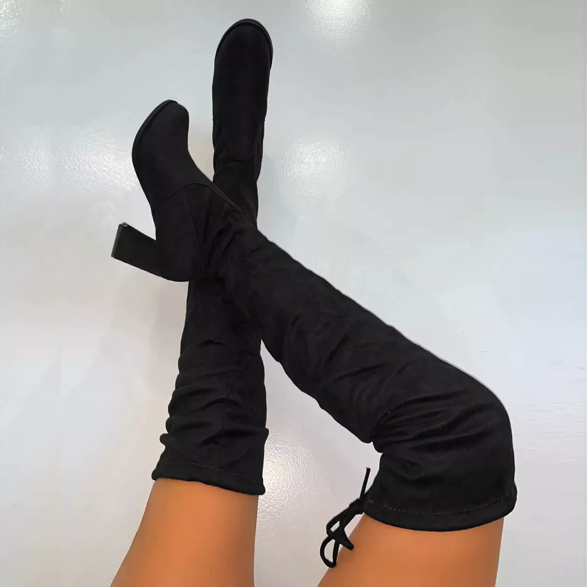 Botines hasta la rodilla clearance