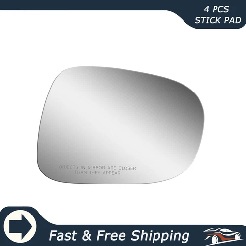 View Mirror Glass For 2010-2015 Lexus RX350 RX450h Passenger Side Right Convex