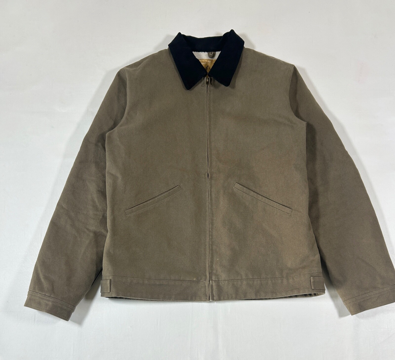 Bodie High Country Canvas w/ Corduroy Collar Sherpa Lined Jacket Mens Sz XL