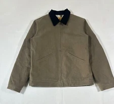 Bodie High Country Canvas w/ Corduroy Collar Sherpa Lined Jacket Mens Sz XL