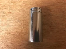 1987 Snap-On Tools USA 3/8" Drive 6pt 7/8" SAE Deep Chrome Socket SFS281