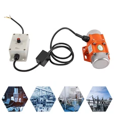 Concrete Vibrator Vibration Motor for Shaker Table 110V 3600rpm&Speed Controller