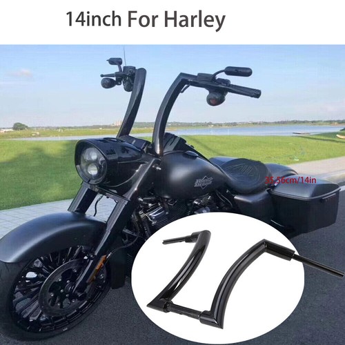 16" Rise Ape Hanger FAT 2" Lenker passend für Harley Road King Dyna Sportster .. - Bild 5 von 13