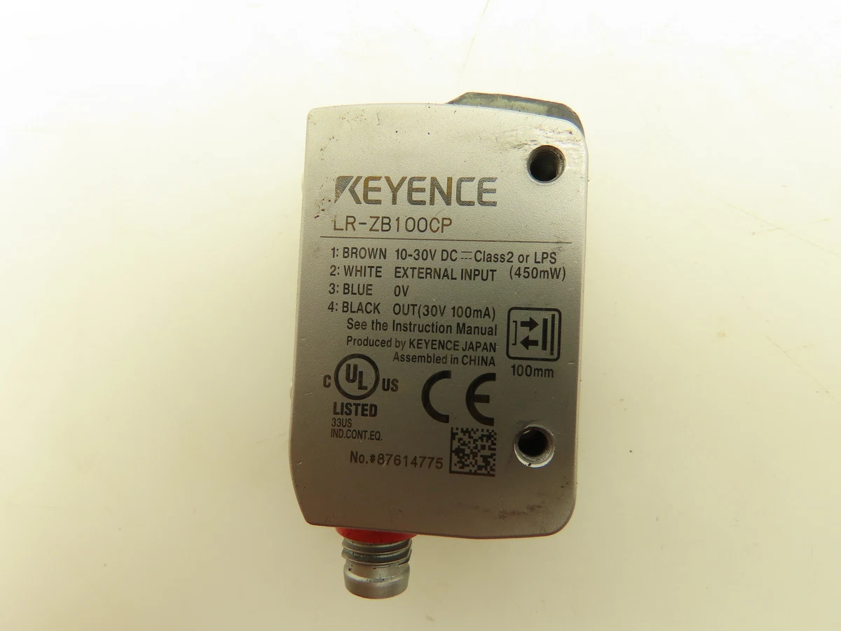 Long Distance Keyence LR-ZB100N Self-Contained CMOS Laser Long Distance Keyence LR-ZB100N Self-Contained CMOS Laser
