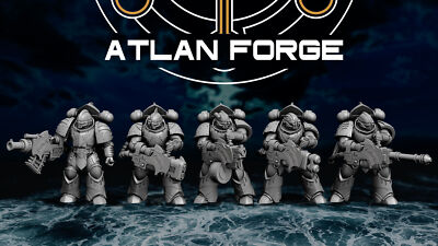 Wai Toa Delugers x5 by Atlan Forge