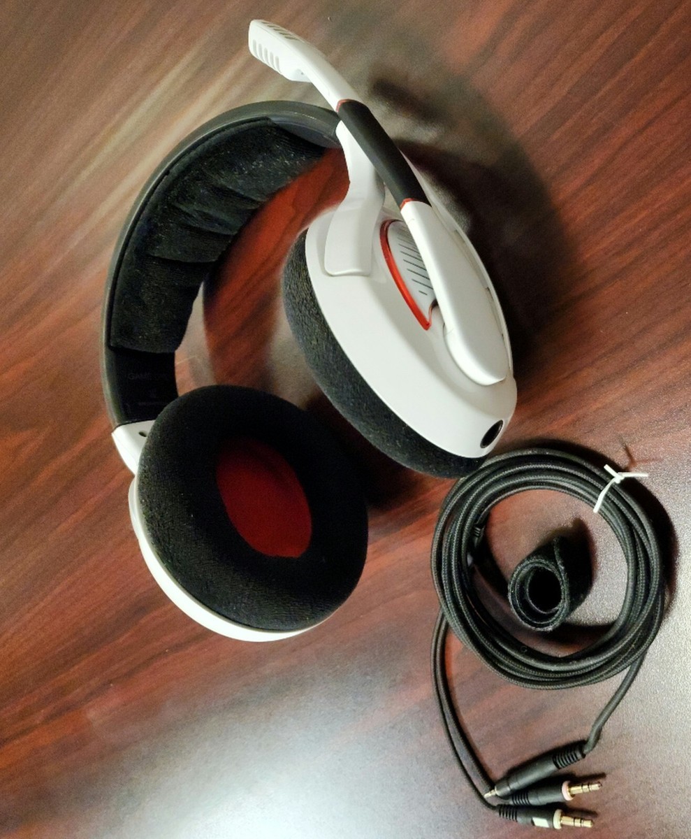 ULTRA RARE Sennheiser GAME ONE Gaming Headset - White | eBay ULTRA RARE Sennheiser GAME ONE Gaming Headset - White | eBay
