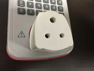 CALIBR8 5A Round Pin Mains Adapter, PAT Testing, Stage Lighting, Hotel Bedroom, India.