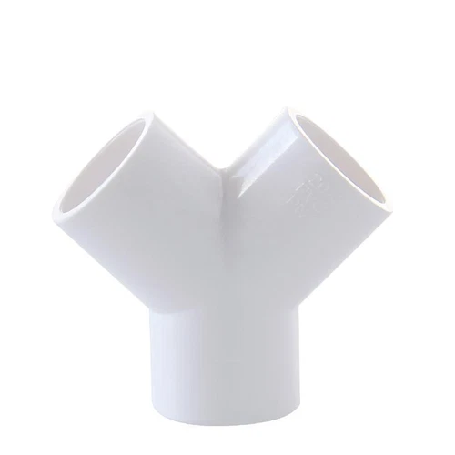 Pieza de PVC Y tubo rama de tubo rama en Y pieza estanque piscina filtro Ø50 mm / 63 mm/75 mm - Imagen 9 de 12