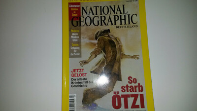 National Geographic 7/2007 Ötzi,Höhlen Oman, Malaria,Tanzen,Paradiesvögel