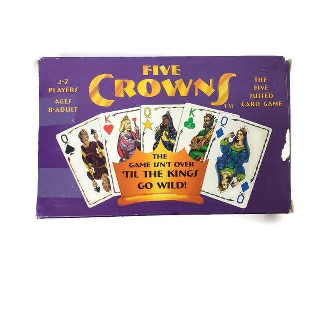 Set Enterprises Five Crowns Five Suited Rummy Style Card Game For Sale