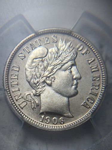 1906 Proof 10c PCGS PR-67 CAC Barber Dime - Picture 4 of 5