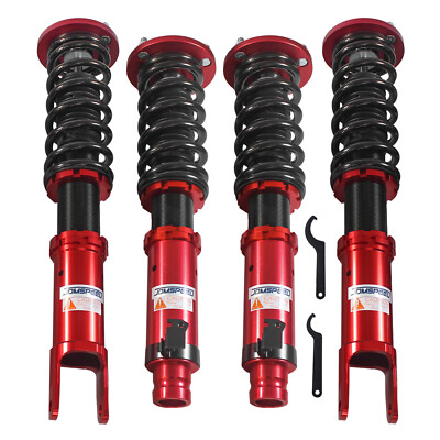 4X Full Tuning Coilovers Kit For 2008-2012 Honda Accord 2009-2014 Acura TSX