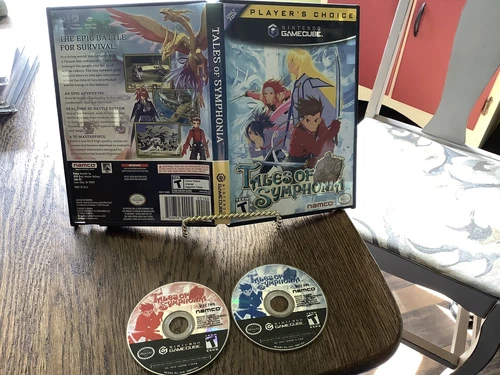 Tales of Symphonia Used GameCube 2004 No Inner Manual Fun RPG Free USA Shipping