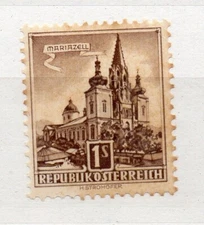 Austria 1957 Early Issue Fine Mint Hinged 1S. NW-262077