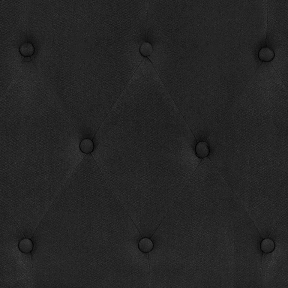 Cambridge Tufted Upholstered King Size Headboard in Black Fabric eBay