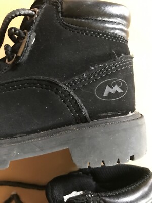 Bottes De Randonnée Noires Mountain Gear Enfant - Taille US 8 - Occasion Très Bon état