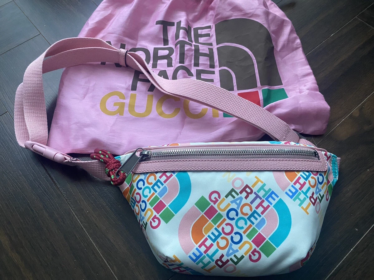 gucci x north face belt bag