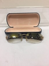 Vintage N.Y.S. Collection Glasses With Gold Leather Case