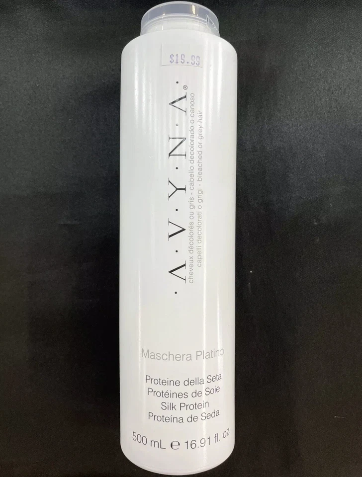 Avyna Shampoo Platino & Maschera platino/ silk protein 16.91fl Oz each - Image 4 of 4