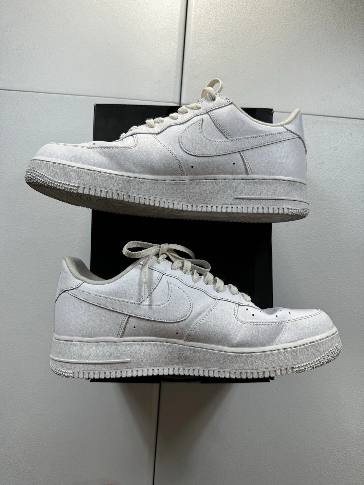 Nike Air Force 1 x Supreme Low Box Logo Chaussures Homme 13 Blanc