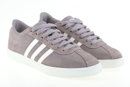Adidas Courtset Gamuza Púrpura/Blanco EG4052 Mujer Entrenadores Talla UK 5 - Imagen 8 de 9