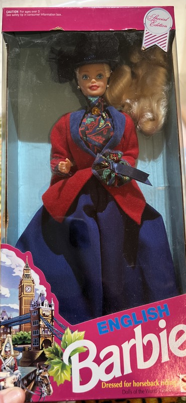 1991 4973 Mattel English Barbie Dolls of the World Collection England New NRFB