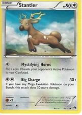 91/122 Stantler Uncommon Card: XY-09 Break-Point Pokemon Trading Card Game