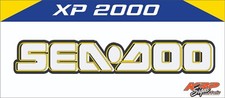 SEADOO XP 2000 Graphics / Decal / Sticker Kit YELLOW ONE SIDE ONLY
