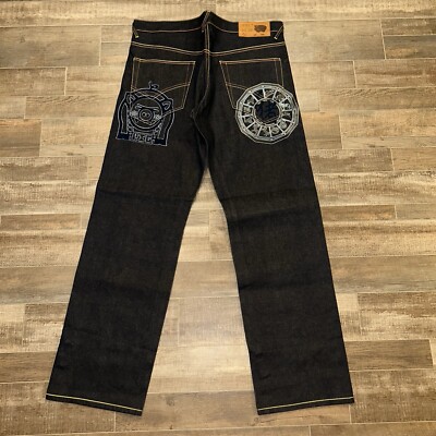 The Year Of Jeans Mens Sz 36 Raw Denim Japan Selvedge Button