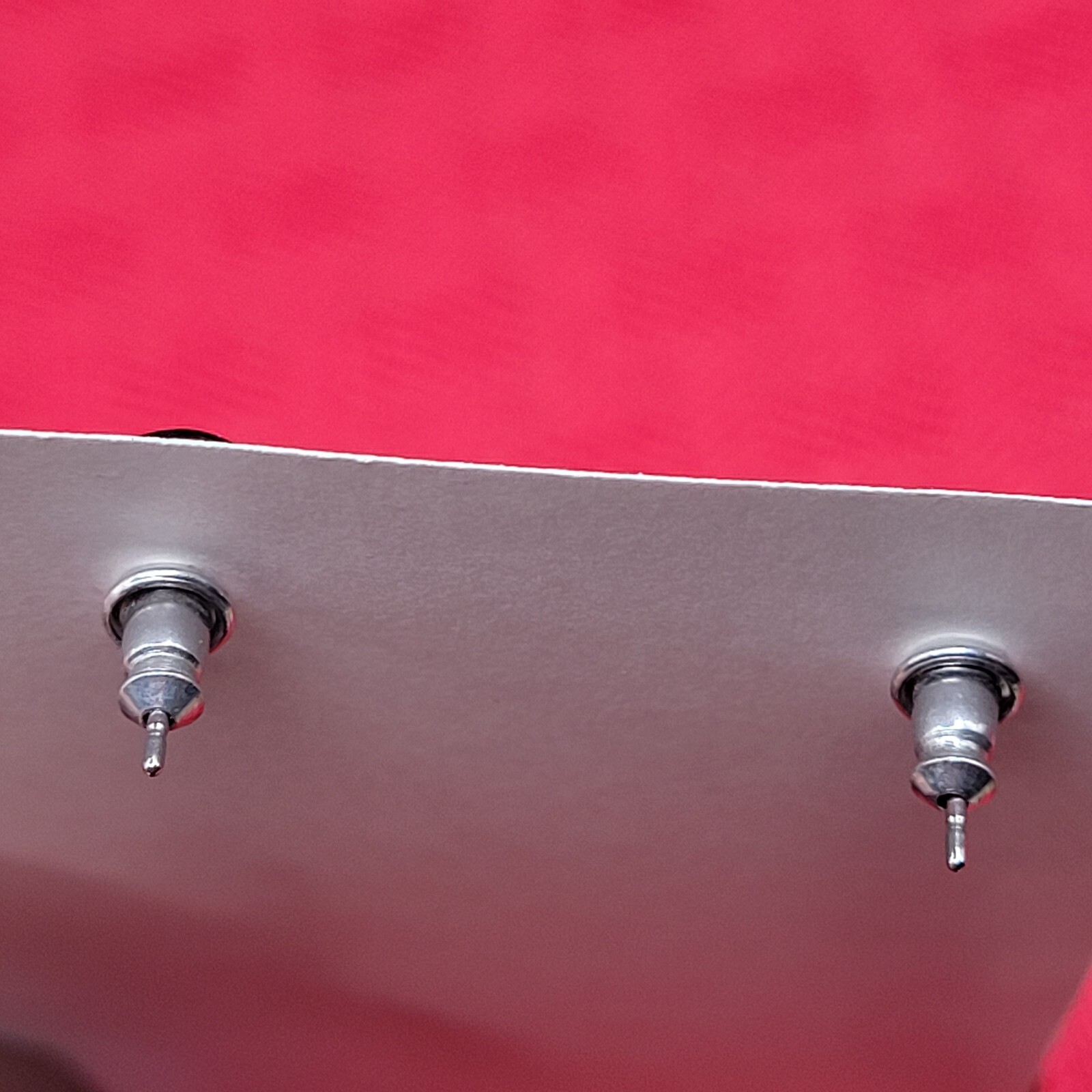 Long Linear Articulated Post Dangle Earrings Face… - image 7