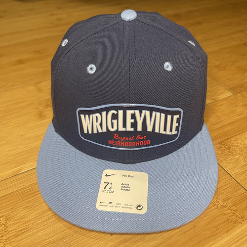 Nike True Chicago Cubs City Connect Blue 7 1/4 Fitted Hat Cap Wrigleyville MLB