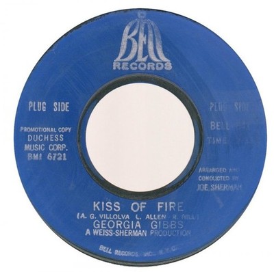 Georgia Gibbs - Kiss of Fire / Blue Grass, 7'', (Vinyl)